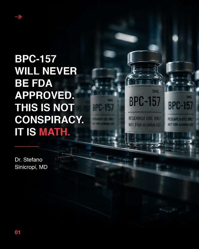 bpc-157 not approved by fda statement Mark Hyman, MD BPC-157 WHY IT WILL NEVER
