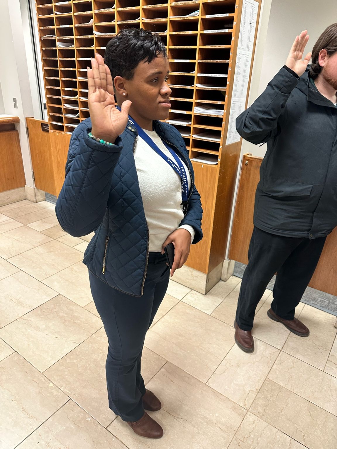 Catherine Thompson on LinkedIn: Today I was sworn in at the Newport Catherine Thompson on LinkedIn: Today I was sworn in at the Newport