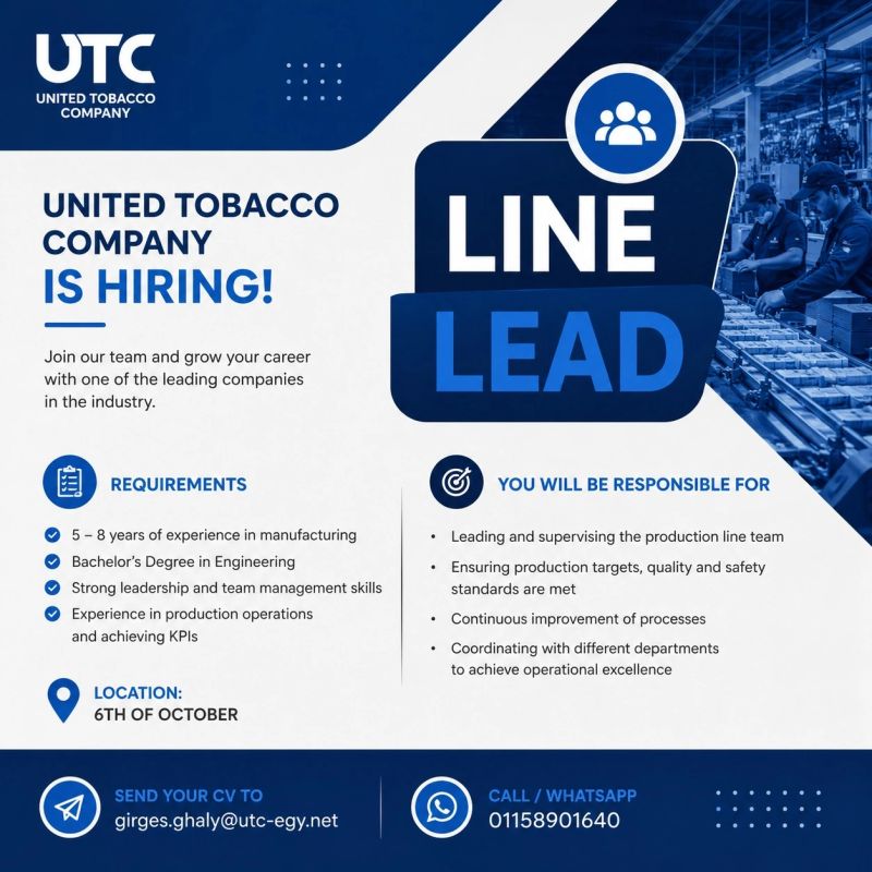 tobacco companies hiring WE ARE HIRING Warehouse Company Open Vacancy No Age Limit No Prior Experience Required Fresh Graduates Are Welcome Company Provides: Accommodation Transportation Kitchen Facility Visa & Hiring | Sofy Towfik