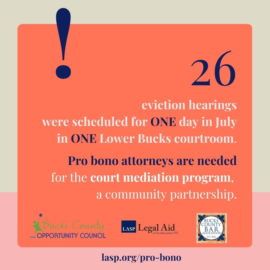 Legal Aid of Southeastern Pennsylvania (LASP) on LinkedIn: #probono Legal Aid of Southeastern Pennsylvania (LASP) on LinkedIn: #probono