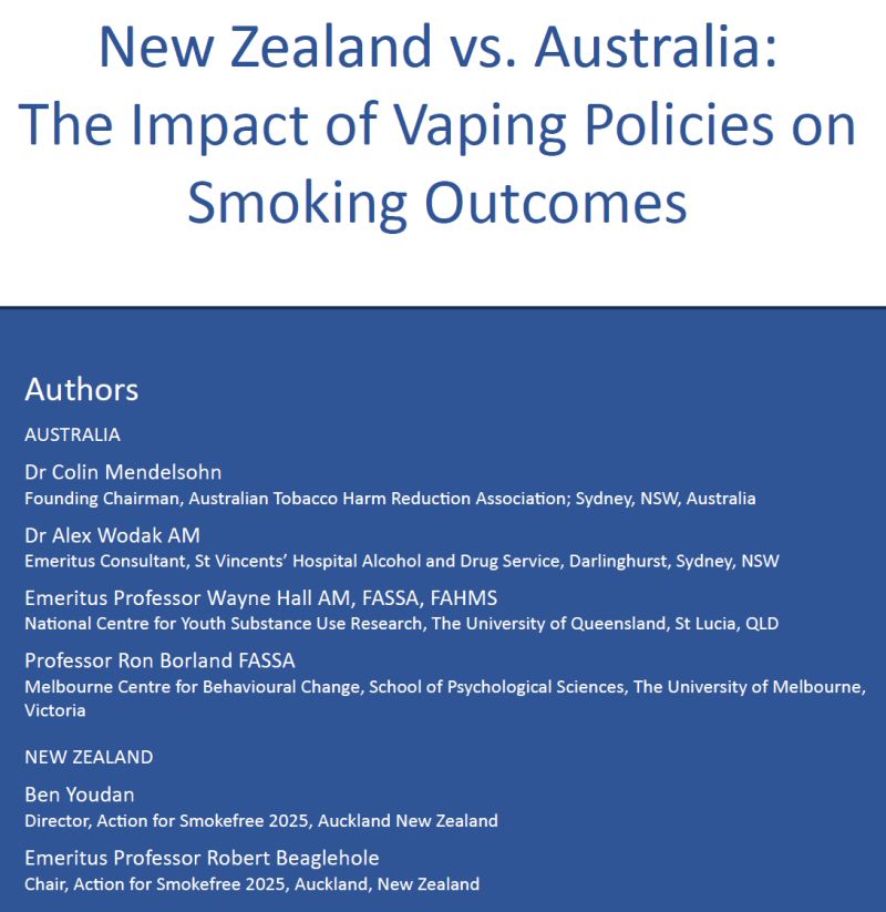 australian tobacco harm reduction association Doctor-Approved | GPs Shift Policy to Recommend Vaping Fundraiser by Joe Kosterich :
