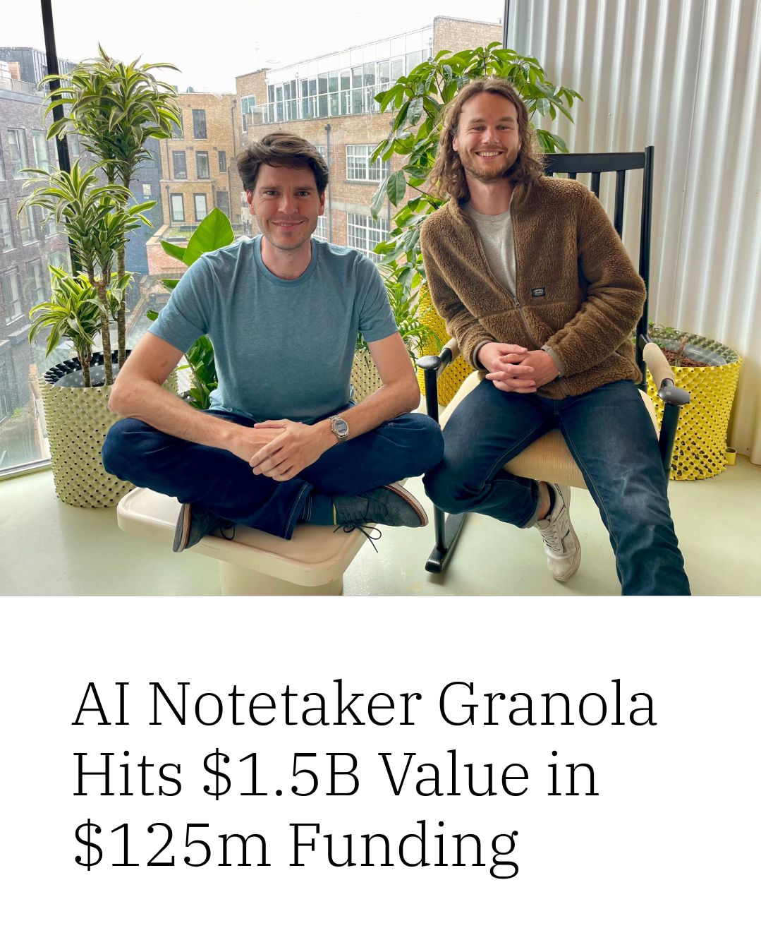 Granola raised $125M in Series C at $1.5B, surging 6x from $250M in under a year. Led by Index Ventu...
