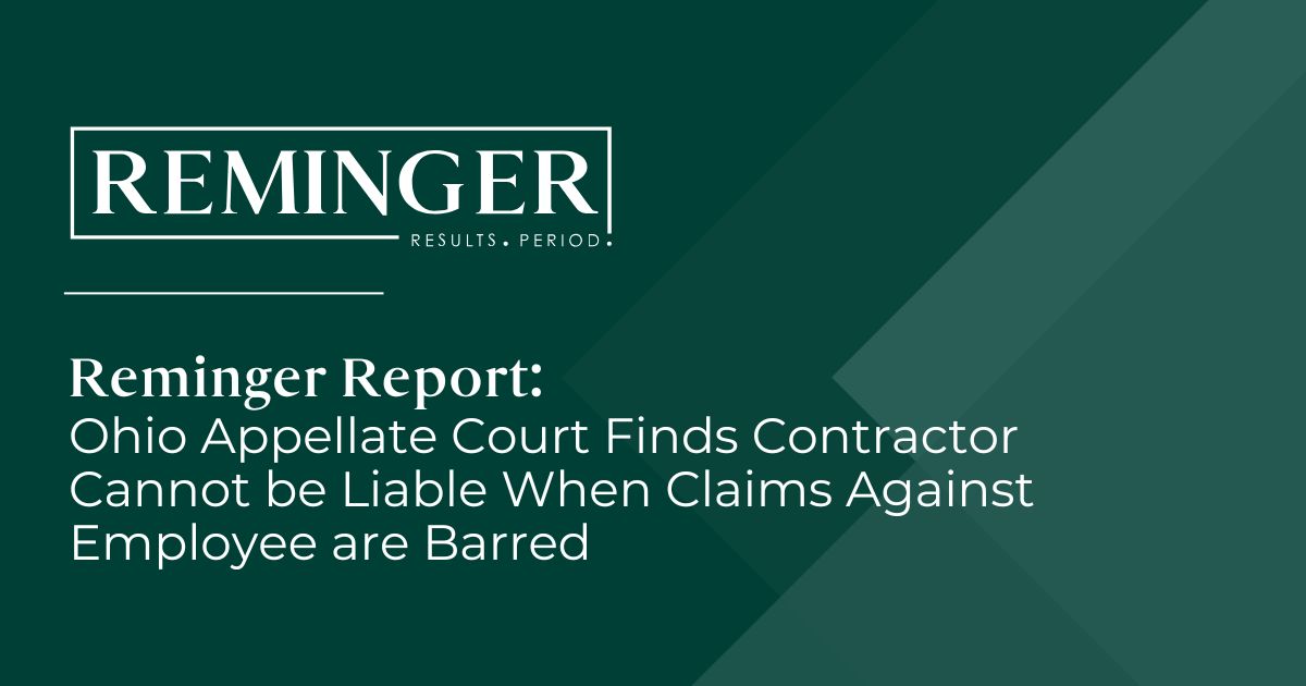 Reminger Co LPA on LinkedIn: The Ohio Second District Court of Appeals Reminger Co LPA on LinkedIn: The Ohio Second District Court of Appeals