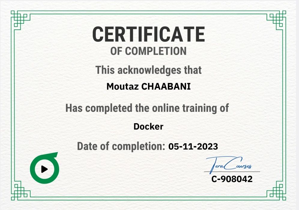 Moutaz CHAABANI on LinkedIn: #docker #certificate #dockerfile #image # Moutaz CHAABANI on LinkedIn: #docker #certificate #dockerfile #image #