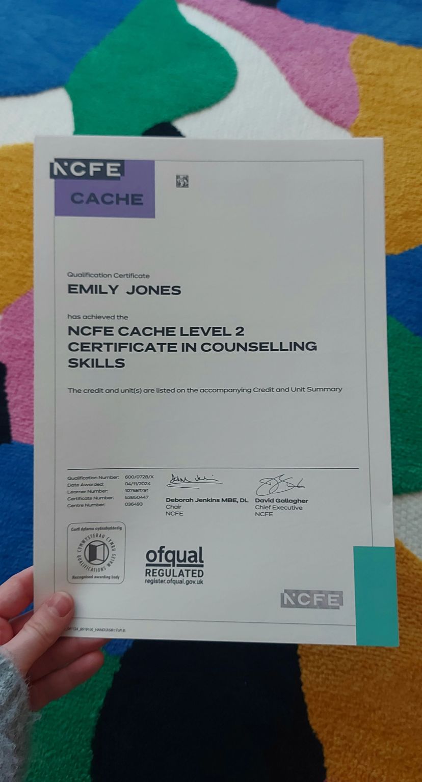 Emily Jones on LinkedIn: Today I received my certificate for my Level 2 Emily Jones on LinkedIn: Today I received my certificate for my Level 2