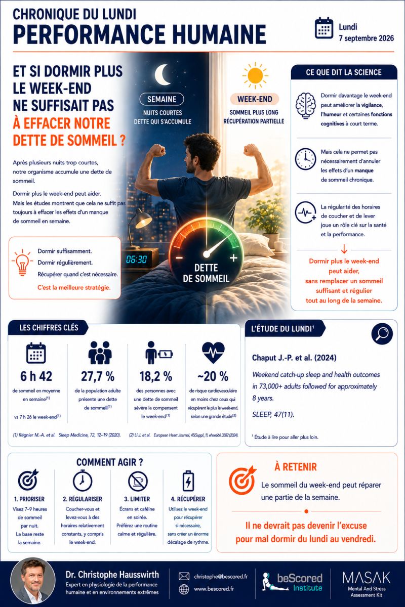 Et si dormir plus le week-end ne suffisait pas à effacer notre dette de sommeil ?