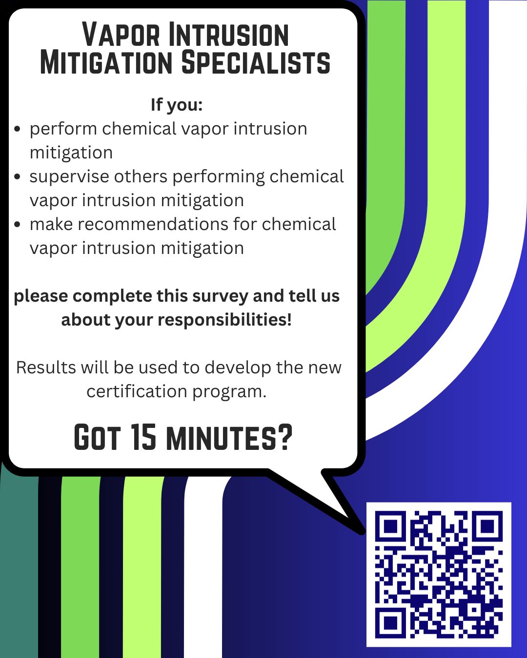 New Vapor Intrusion Mitigation Specialist certification If you perform New Vapor Intrusion Mitigation Specialist certification If you perform