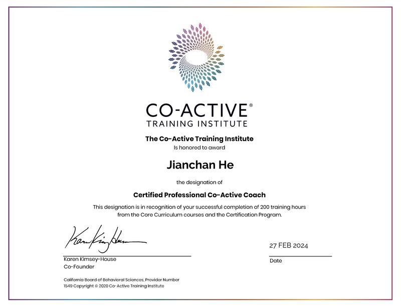 KELLY HE CPCC on LinkedIn: I am now a CPCC 123 training hours and 200 KELLY HE CPCC on LinkedIn: I am now a CPCC 123 training hours and 200