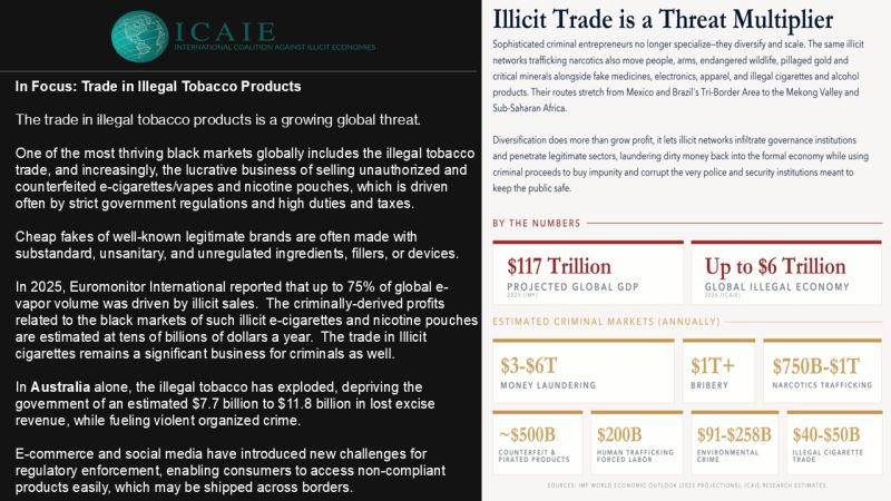 illegal tobacco trade British American Protocol