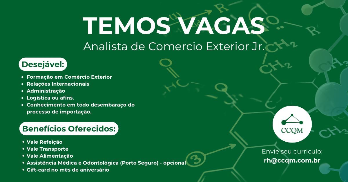 CCQM Comercial Catarinense Química e Metais posted on LinkedIn CCQM Comercial Catarinense Química e Metais posted on LinkedIn