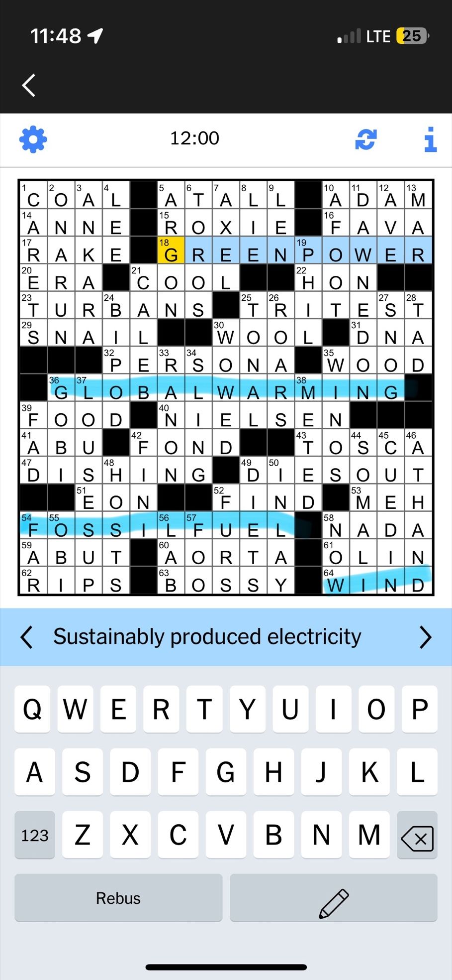 New York Times crossword goes green Dahlgren Green New York Times crossword goes green Dahlgren Green