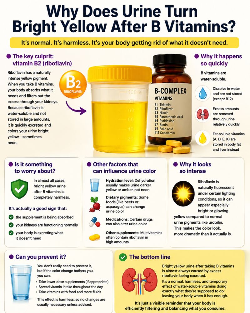 urine color after vitamin b12 injection 5 causes of dark Red or Pink Urine With