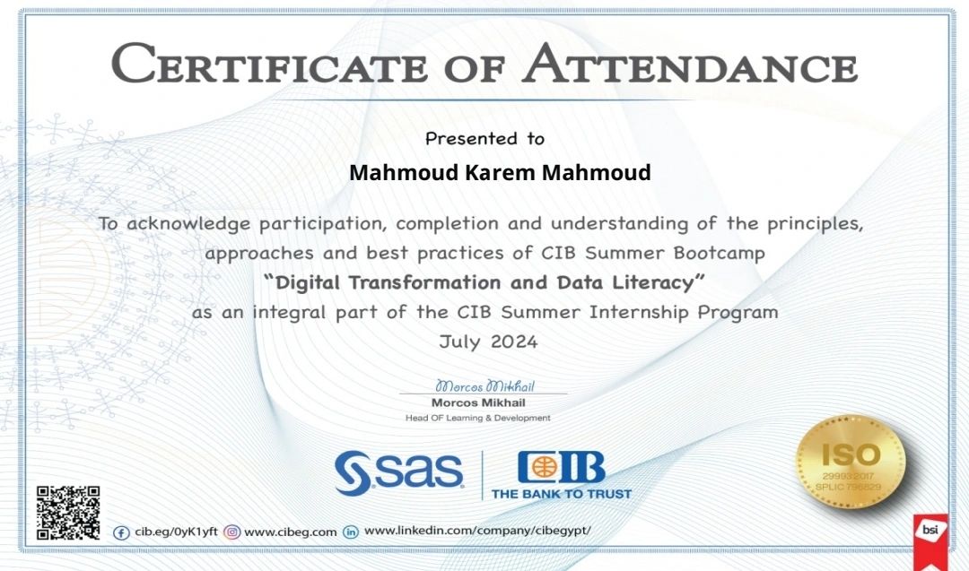 Mahmoud Karem mahmoud on LinkedIn: iam excited to announce: I obtained Mahmoud Karem mahmoud on LinkedIn: iam excited to announce: I obtained