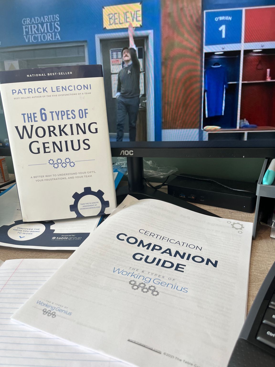 Thrilled to be spending the next two days obtaining my Working Genius Thrilled to be spending the next two days obtaining my Working Genius
