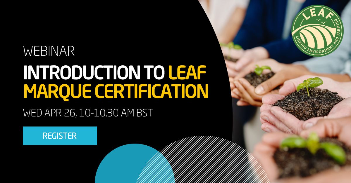 Marie Keys auf LinkedIn: Webinar: Introduction to LEAF Marque Certification Marie Keys auf LinkedIn: Webinar: Introduction to LEAF Marque Certification