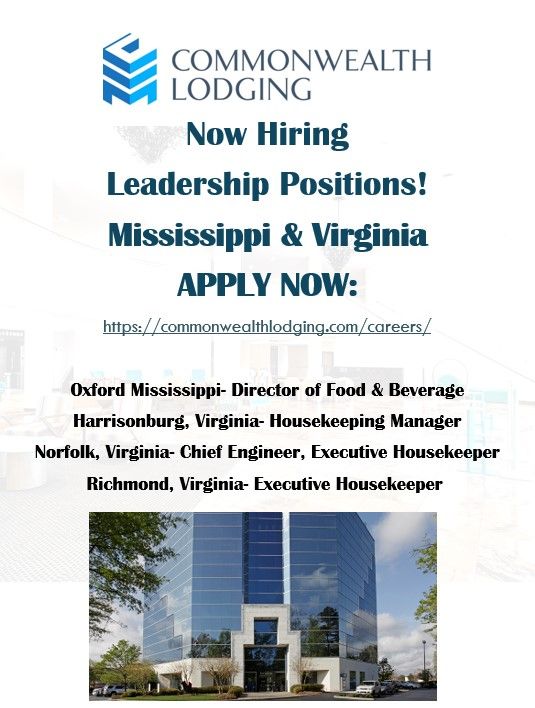 Commonwealth Lodging Management provides competitive salaries an Commonwealth Lodging Management provides competitive salaries an