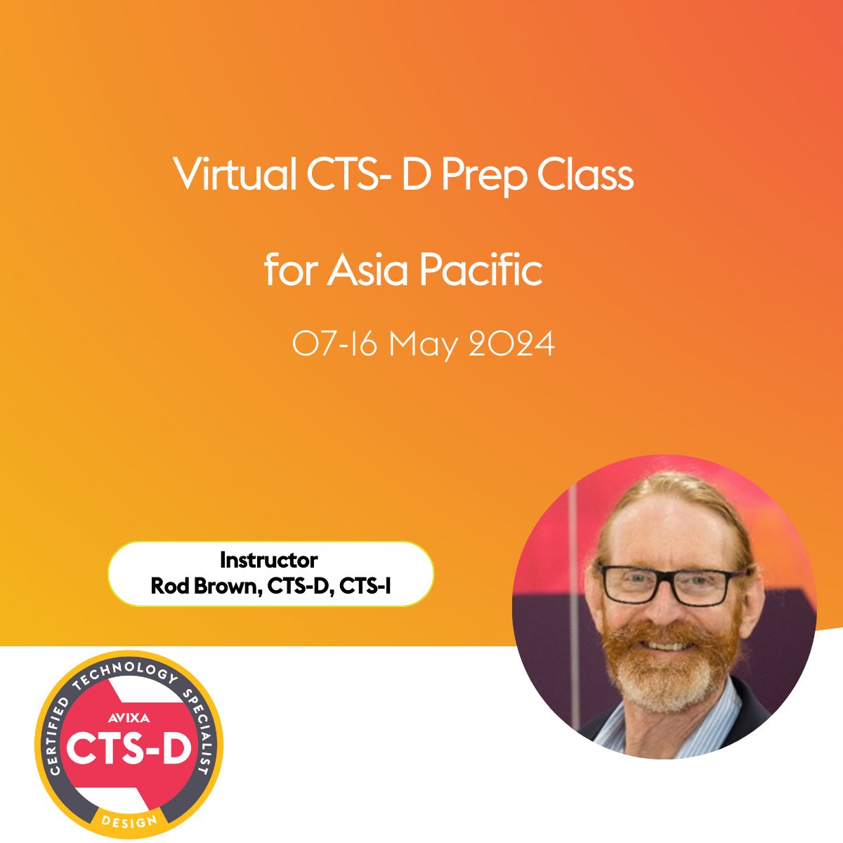 Many people have their AVIXA CTS certification but far fewer earn Many people have their AVIXA CTS certification but far fewer earn