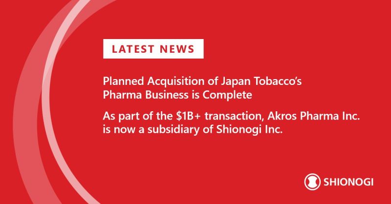 shionogi japan tobacco inc. - Articles Beyond Nicotine: Japan Tobacco -