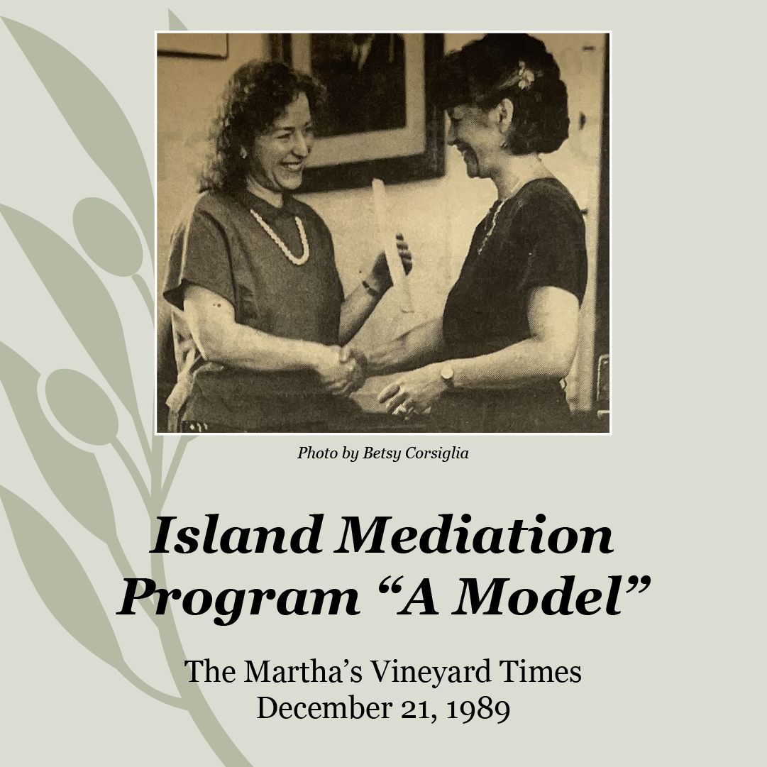 MV Mediation Program on LinkedIn: In this Vineyard Gazette article from MV Mediation Program on LinkedIn: In this Vineyard Gazette article from