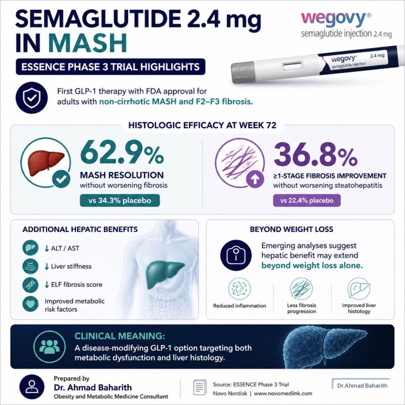 semaglutide approval for mash FDA of Marks a Turning Point in Liver Care Lessons from incretin-based therapy in
