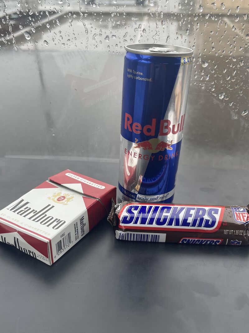 cigarettes and energy drinks Smoking & Drinking Monster at 9AM on a Monday! caffeine cigarettes monster Monster Energy