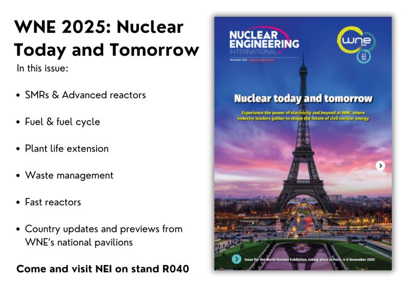 #wne2025 Nuclear Engineering International #wne2025 Nuclear Engineering International