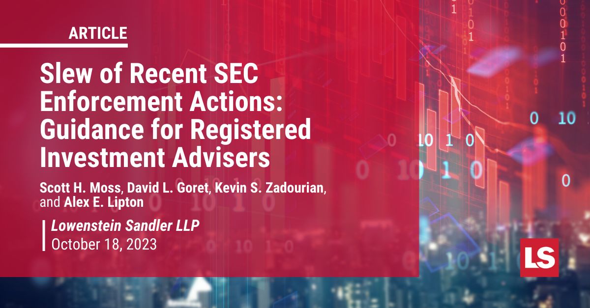 U S Securities and Exchange Commission enforcement actions on U S Securities and Exchange Commission enforcement actions on