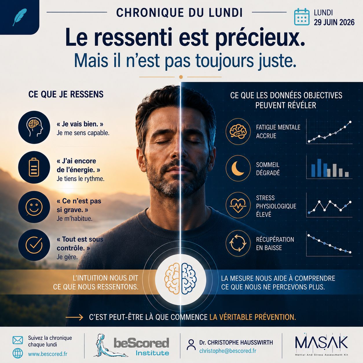 Le ressenti est précieux. Mais il n'est pas toujours juste.