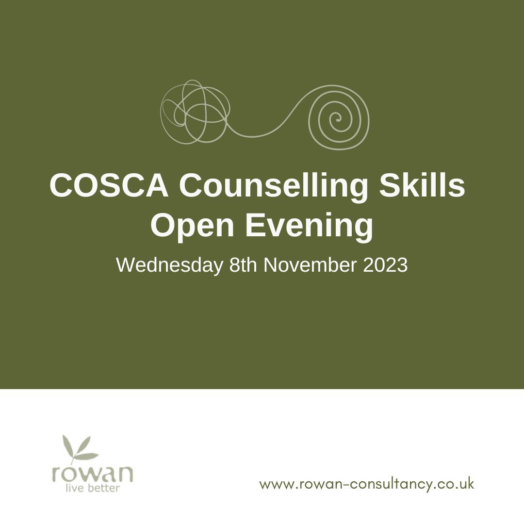 Learn the COSCA Certificate in Counselling Skills Counselling Skills Learn the COSCA Certificate in Counselling Skills Counselling Skills