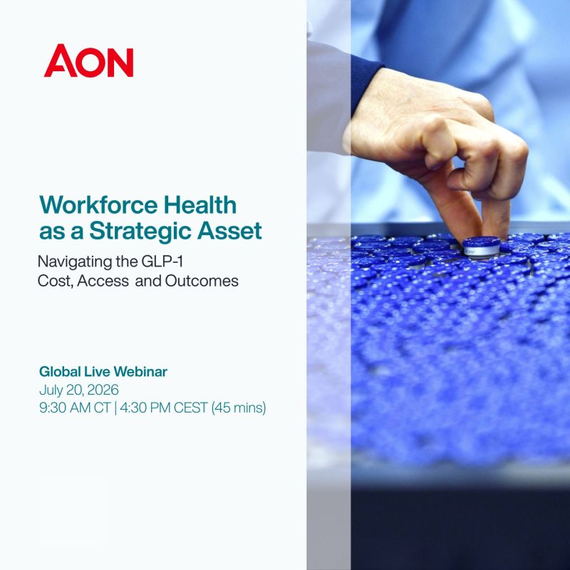 aon glp-1 Can reshape the future of employer health benefits? Aon's GLP-1 Conversation: Improving Health