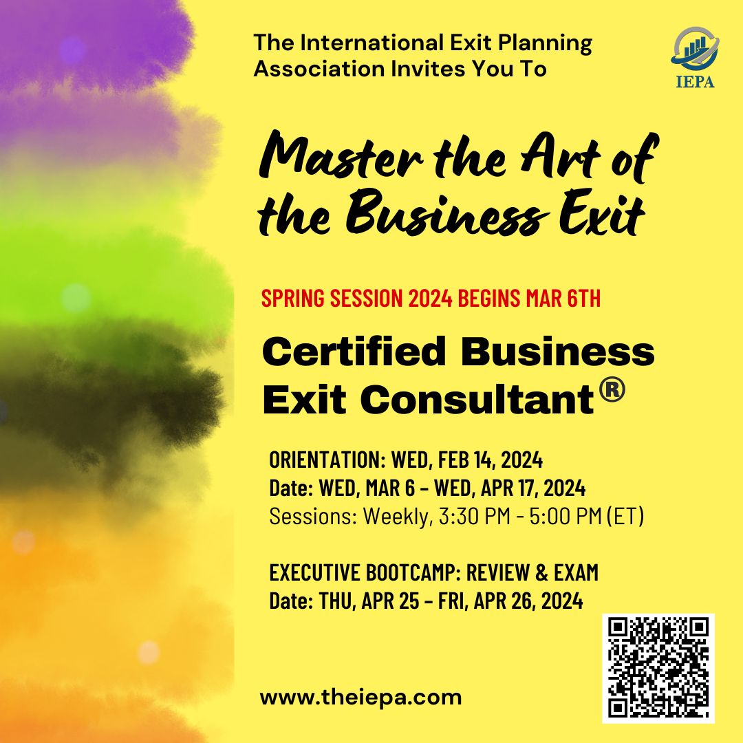 The International Exit Planning Association posted on LinkedIn The International Exit Planning Association posted on LinkedIn