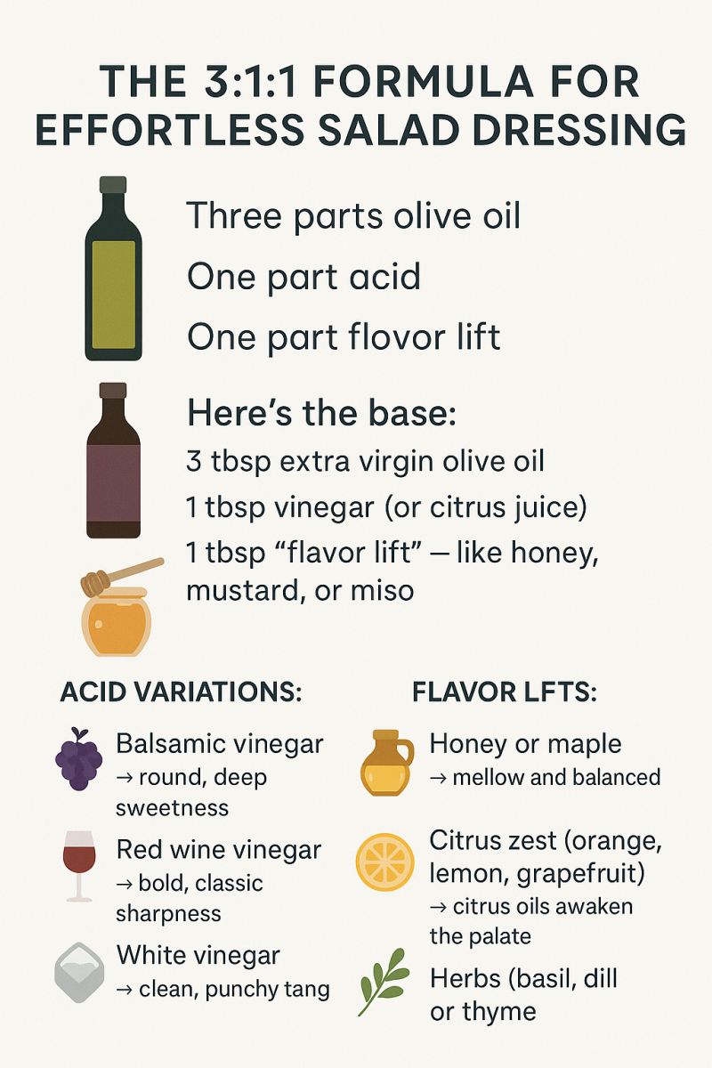 dressing ratio oil vinegar Perfect for Traditional Vinaigrette Easy Vinaigrette Recipe (100x Better