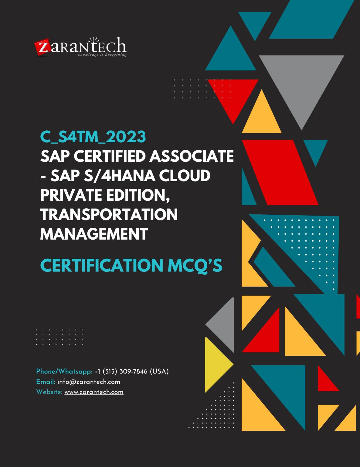 Do you want the 101 MCQs for SAP Certification C S4TM 2023 SAP Do you want the 101 MCQs for SAP Certification C S4TM 2023 SAP