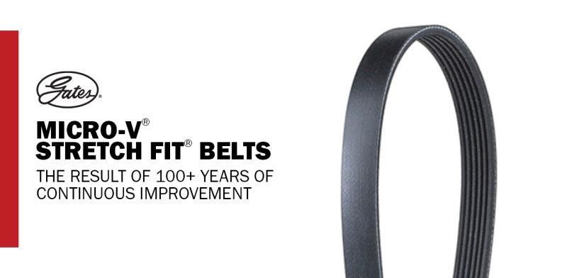 Gates Corporation on LinkedIn: Gates® Micro-V® Stretch Fit™ Belts