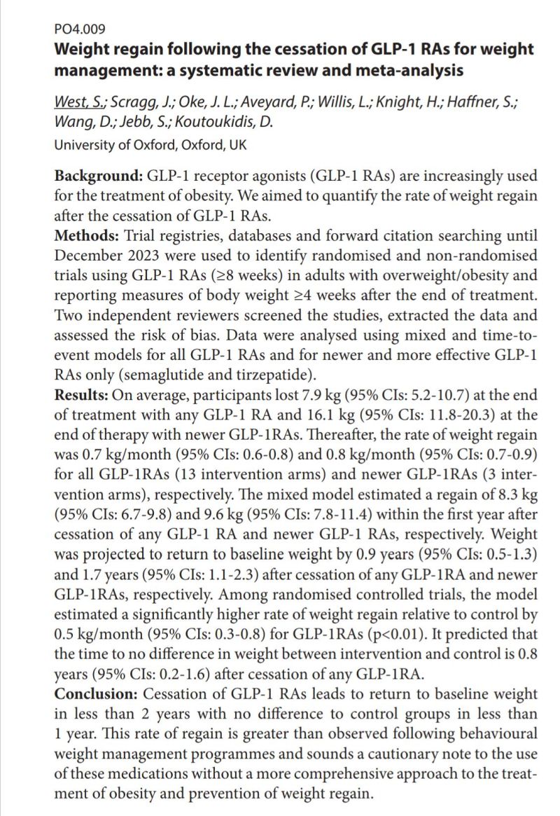 does the weight come back after stopping glp 1 How To NOT Gain GLP-1 / Semaglutide (Ozempic, Wegovy, Mounjaro, Zepbound) The Data Are Clear: Patients