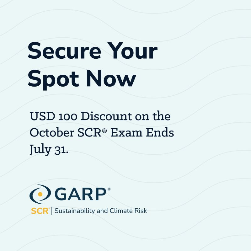 Global Association of Risk Professionals (GARP) on LinkedIn: The SCR Global Association of Risk Professionals (GARP) on LinkedIn: The SCR