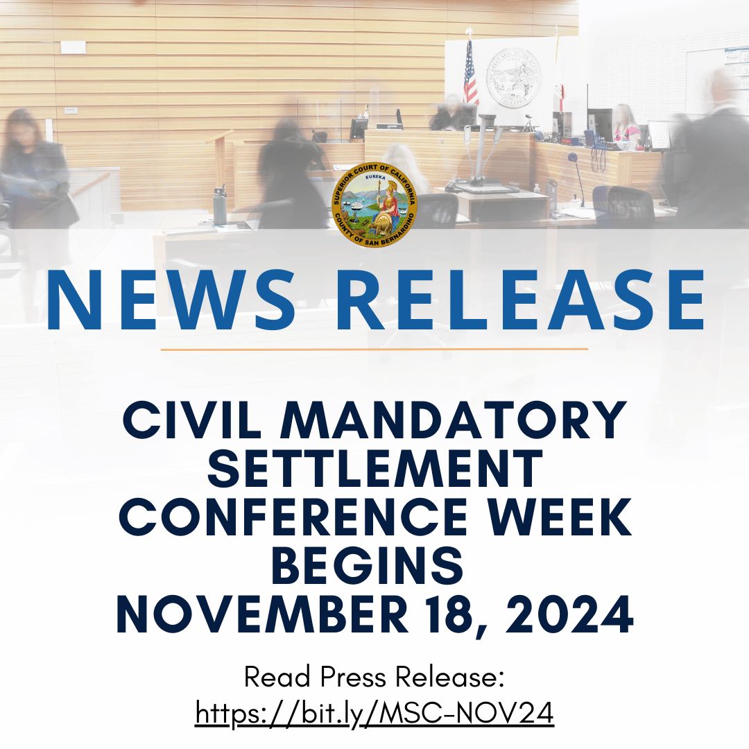 San Bernardino Superior Court on LinkedIn: SBSC is pleased to announce San Bernardino Superior Court on LinkedIn: SBSC is pleased to announce