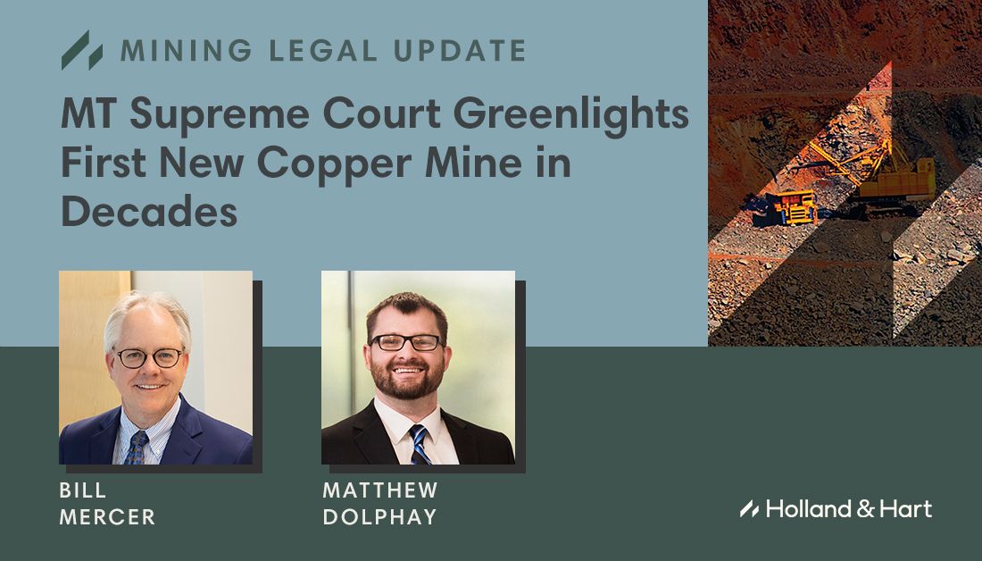 MT Supreme Court Greenlights First New Copper Mine in Decades Andrew Orr MT Supreme Court Greenlights First New Copper Mine in Decades Andrew Orr