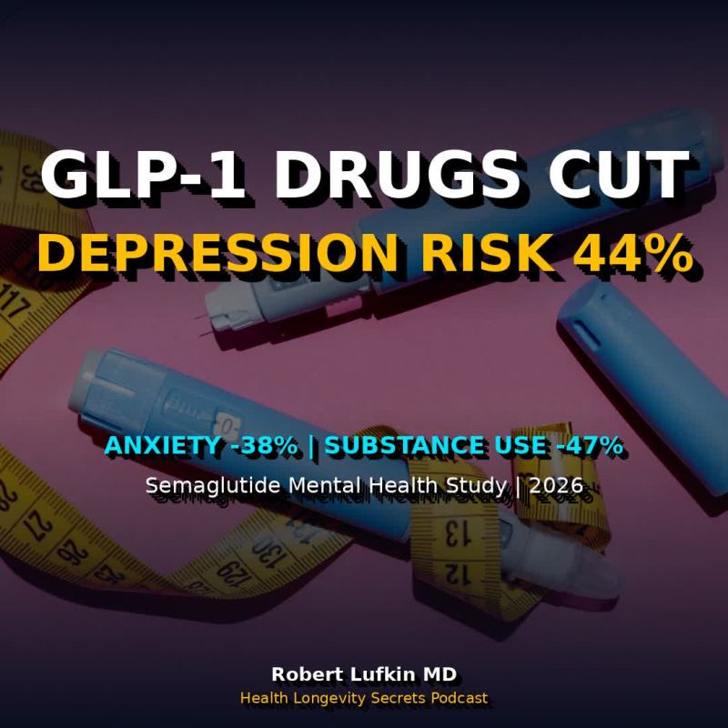 glp 1 help with depression Alleviation of by Glucagon-Like Peptide Through the Regulation of Neuroinflammation, Neurotransmitters, Neurogenesis, and Synaptic Function Ozempic: GLP-1s Linked to 42%