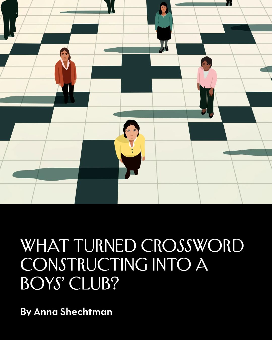 There is no reason to believe that men are better crossword There is no reason to believe that men are better crossword