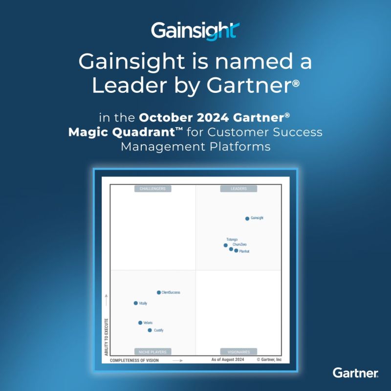 Gainsight on LinkedIn: Gartner® Magic Quadrant for Customer Success Gainsight on LinkedIn: Gartner® Magic Quadrant for Customer Success