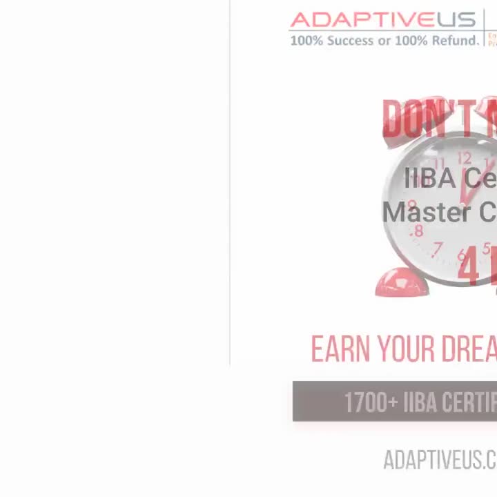 Register for IIBA certification training today Adaptive US Inc Register for IIBA certification training today Adaptive US Inc