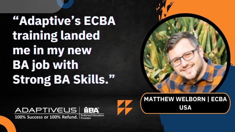 Adaptive US Inc on LinkedIn: ECBA Certification Training Video Adaptive US Inc on LinkedIn: ECBA Certification Training Video