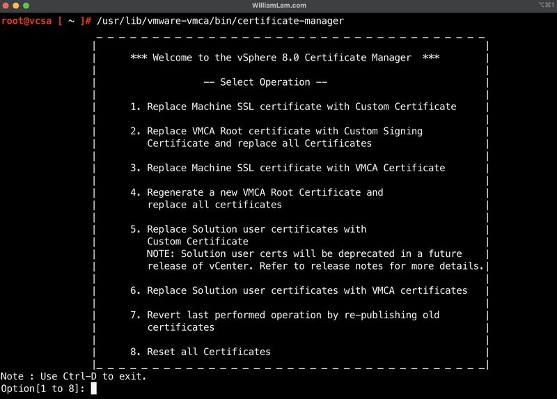 William Lam on LinkedIn: Automating certificate manager CLI operations William Lam on LinkedIn: Automating certificate manager CLI operations