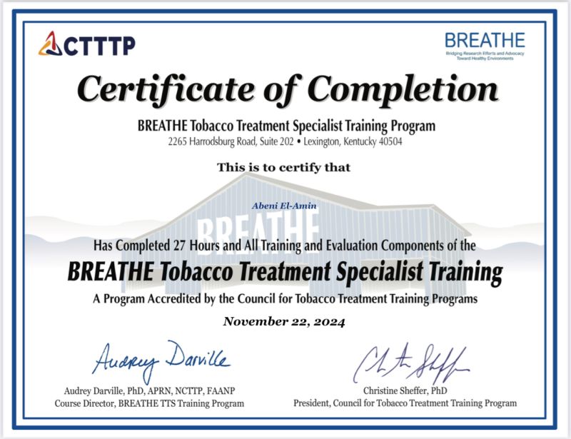 tobacco treatment specialist near me Congratulations to our care navigators and trained specialists for leading the way in behavioral health and treatment. See how their leadership is expanding services and reducing tobaccorelated disparities across our Tobacco Treatment Specialist Training Program
