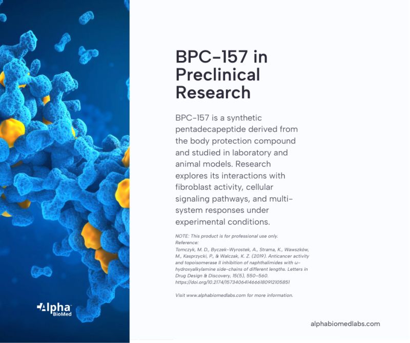 alpha biomed bpc-157 bpc 157 We are so excited to announce that we are now offering Peptide Therapy at our clinic! Peptide therapy uses small chains of amino acidsthe building blocks of proteinsto BPC-157 Disguised Alpha