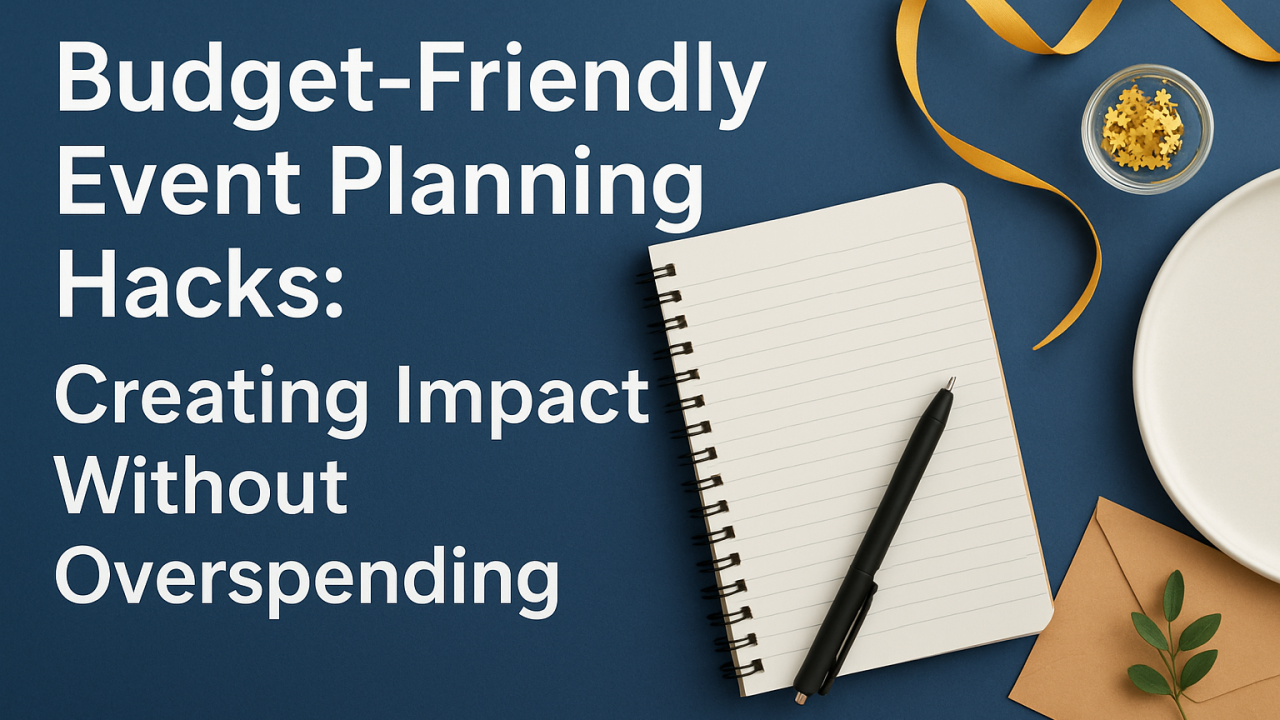 Budget-Friendly Event Planning Hacks: Creating Impact Without Overspending