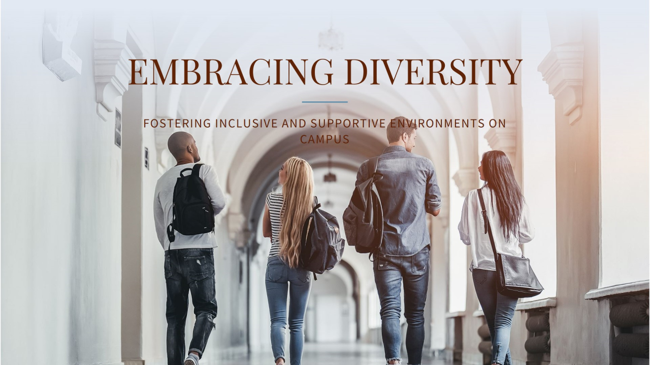 Embracing Diversity: Fostering Inclusive and Supportive Environments on Campus