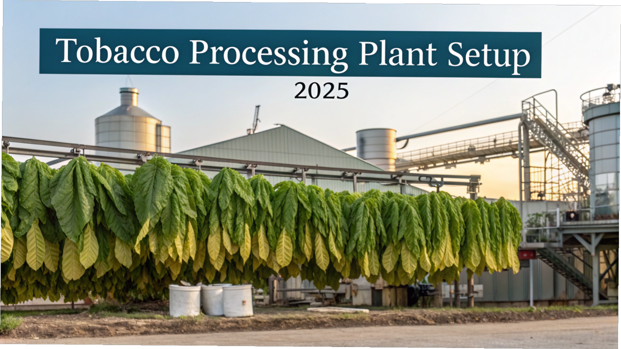 smokeless tobacco manufacturing plant cost Processing 2025 Business Plan, Unit Setup Smokeless Tobacco Market Size, Share