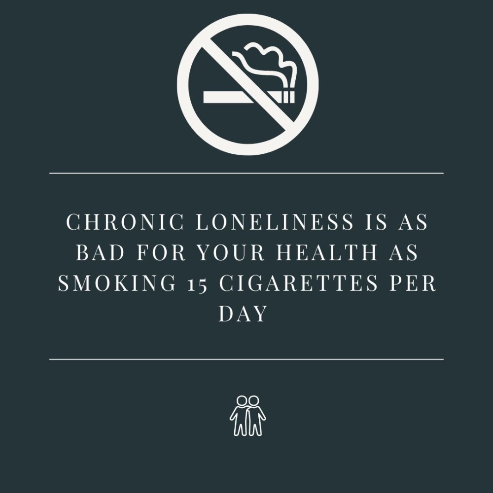 loneliness is as bad as smoking 15 cigarettes a day Loneliness: For Health Loneliness is as lethal as